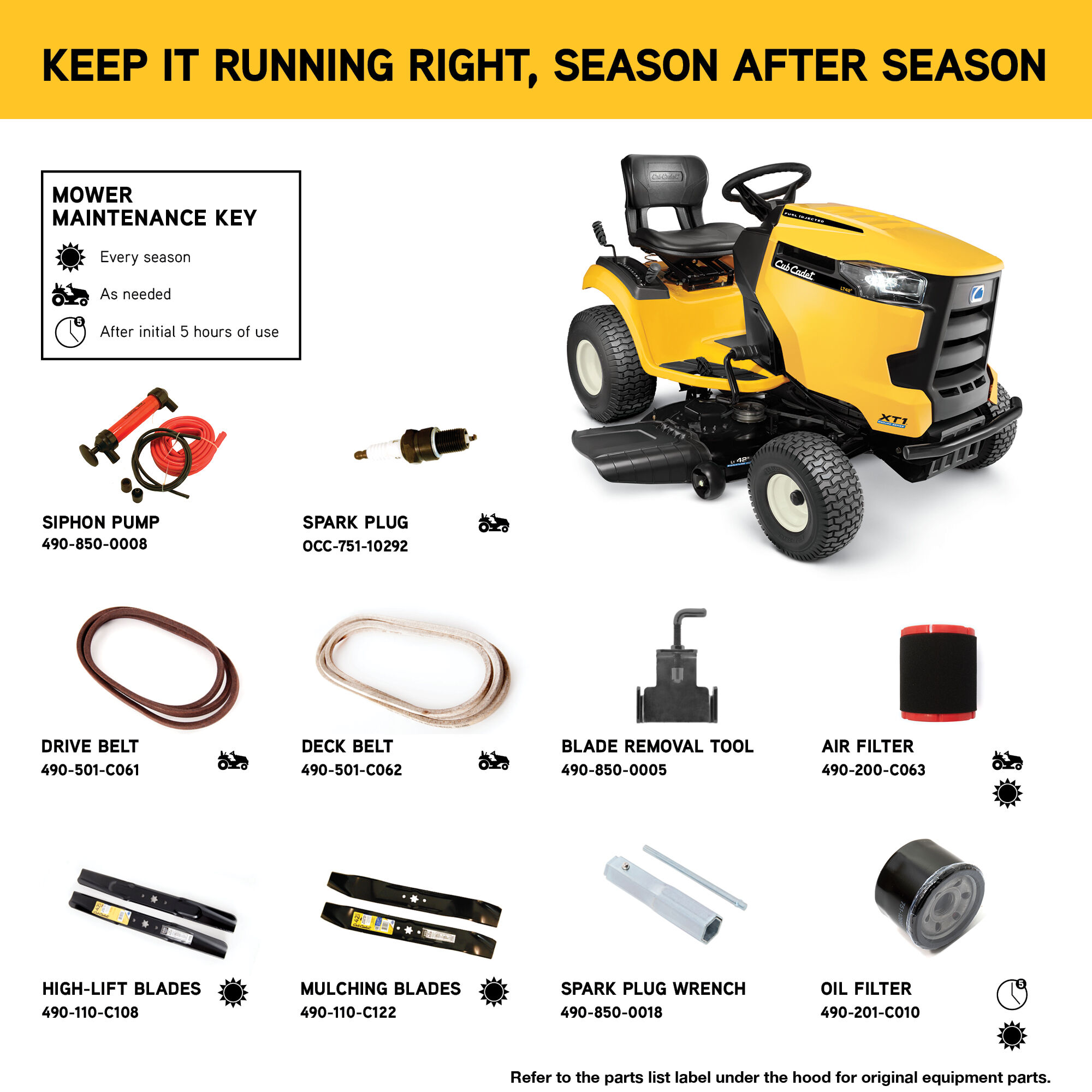 小物 taku XT1 LT42 EFI - 13A9A9CS010 | Cub Cadet US